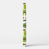 Zomerbomen: groen naadloos patroon Case-Mate iPhone case (Achterkant / Rechts)