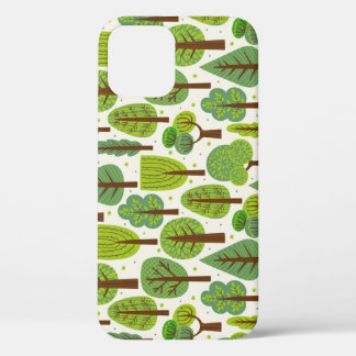 Zomerbomen: groen naadloos patroon Case-Mate iPhone case