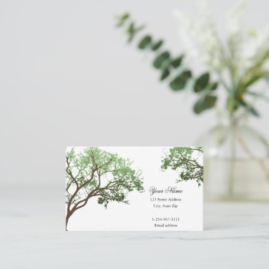 Zomerbomen Visitekaartje #2 (Staand voorkant)