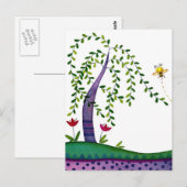 zomerboom briefkaart (Voorkant / Achterkant)