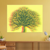 Zomerboom Canvas Afdruk (Insitu (Woonkamer))