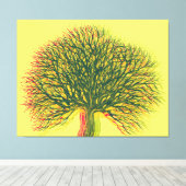 Zomerboom Canvas Afdruk (Insitu (Houten vloer))