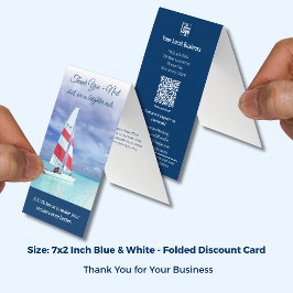 Zomerboost - Vouwkaart bedankkorting Kaart