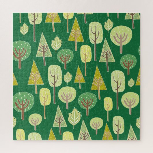 Zomerbos: Natuur geïnspireerd ontwerp Legpuzzel (Verticaal)