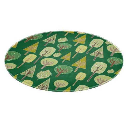 Zomerbos: Natuur geïnspireerd ontwerp Snijplank (Hoek)