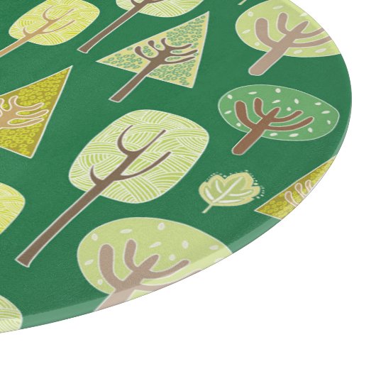 Zomerbos: Natuur geïnspireerd ontwerp Snijplank (Hoek)