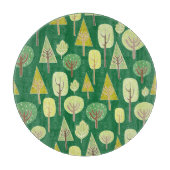 Zomerbos: Natuur geïnspireerd ontwerp Snijplank (Voorkant)