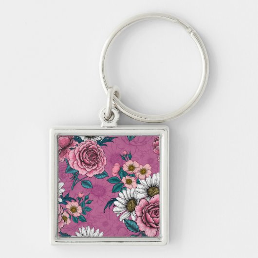 zomerbouquets 2 sleutelhanger (Voorkant)