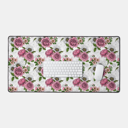 zomerbouquets bureaumat (Keyboard & Muis)