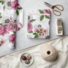 zomerbouquets cadeaupapier