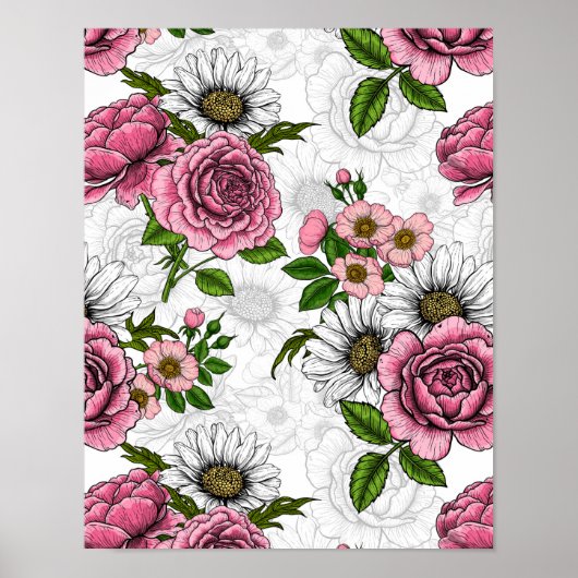 zomerbouquets poster (Voorkant)