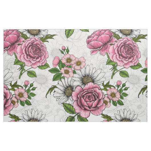 zomerbouquets stof (Fat Quarter)