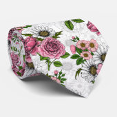 zomerbouquets stropdas (Opgerold)