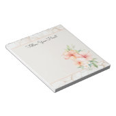 Zomerbries Blush Perzik Hibiscus Notitieblok (Schuin)