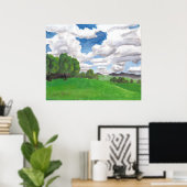 Zomerbries in de heuvels poster (Thuiskantoor)