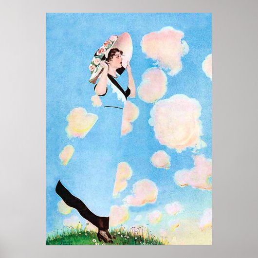 Zomerbriesjes door C Coles Phillips Poster (Voorkant)