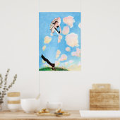 Zomerbriesjes door C Coles Phillips Poster (Keuken)
