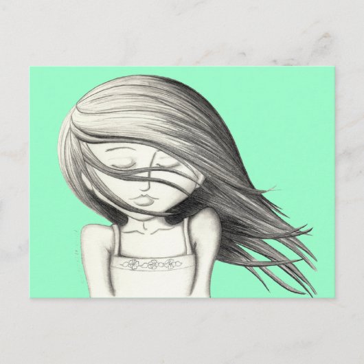 zomerbrieskopie briefkaart (Voorkant)