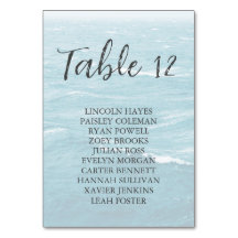 Zomerbruiloft door de blauw golvende zee ombre oce