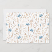 Zomerbruiloft minimalistisch Vrijgezellenfeest Kaart (Achterkant)