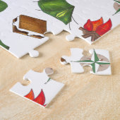 Zomerbus met kompas Mix Tent Slapje Legpuzzel (Zijkant)