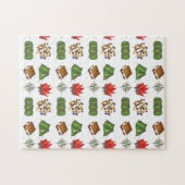 Zomerbus met kompas Mix Tent Slapje Legpuzzel (Horizontaal)