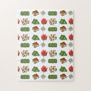 Zomerbus met kompas Mix Tent Slapje Legpuzzel