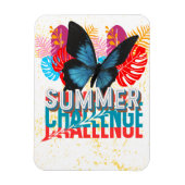 Zomerchallenge flexibele sticker magneet (Verticaal)