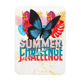 Zomerchallenge flexibele sticker magneet