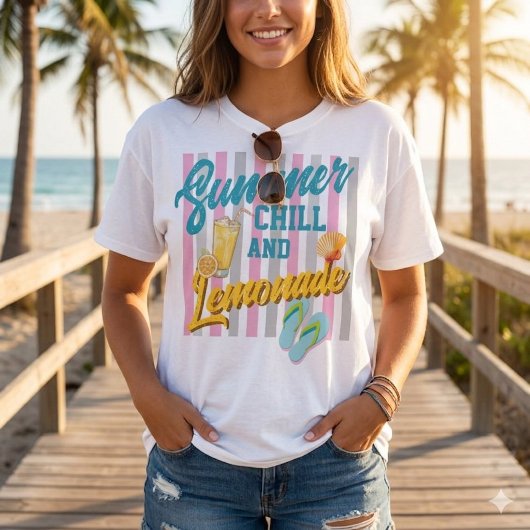 Zomerchill en limonade T-shirt
