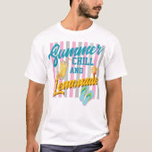 Zomerchill en limonade T-shirt (Voorkant)