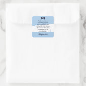 Zomercitaten Groet Vierkante Sticker (Tas)