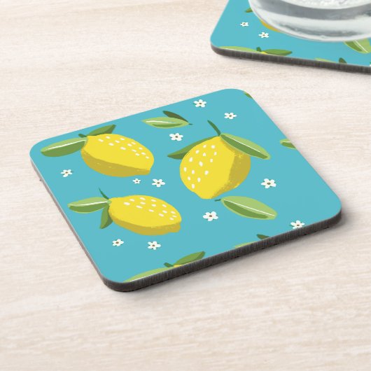 Zomercitroen Hard plastic onderzetter (Linkerzijde)