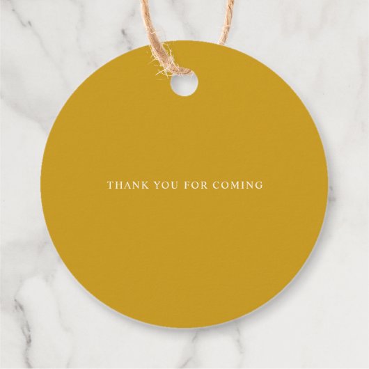 Zomercitroen Limoen Citrus Baby shower Bedankjes Labels (Achterkant)