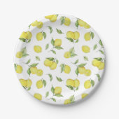 zomercitroen papieren bordje (Voorkant)