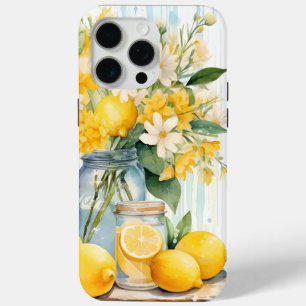 Zomercitroenbloesempot iPhone 15 Pro Max Hoesje