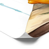 Zomercitroenbloesempot Poster (Hoek)