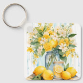 Zomercitroenbloesempot Sleutelhanger (Voorkant)