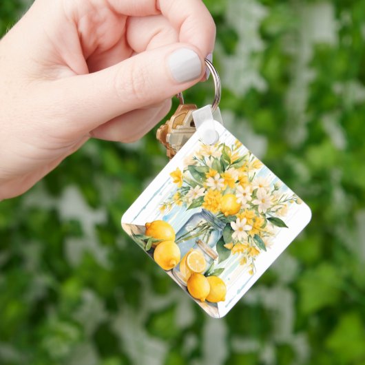 Zomercitroenbloesempot Sleutelhanger (Hand)