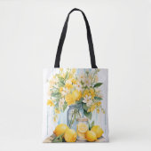 Zomercitroenbloesempot Tote Bag (Voorkant)