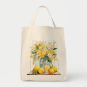 Zomercitroenbloesempot Tote Bag (Voorkant)