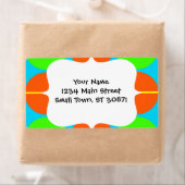 Zomercitrus limoen groen Sinaasappel geel Blauwgro Etiket (Insitu)