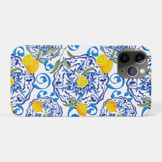 Zomercitrusvruchten, boho, bohaan, bloemMiddelland Case-Mate iPhone Case (Achterkant (horizontaal))
