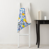 Zomercitrusvruchten, boho, bohaan, bloemMiddelland Sherpa Deken (In situ)