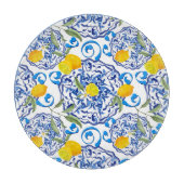 Zomercitrusvruchten, boho, bohaan, bloemMiddelland Snijplank (Voorkant)