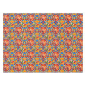 Zomercitrusvruchten, boho, bohaan, bloemMiddelland Tafelkleed (Voorkant (Horizontaal))