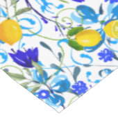 Zomercitrusvruchten, citroenen, Middellandse Zee m Tafelkleed (Gekanteld)