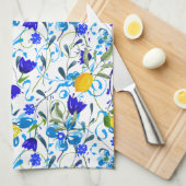 Zomercitrusvruchten, citroenen, Middellandse Zee m Theedoek (Quarter Fold)