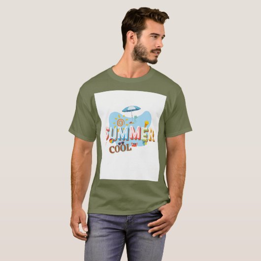 zomercol t-shirt (Voorkant volledig)