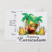 Zomercurriculumfeest Kaart (Voorkant / Achterkant)